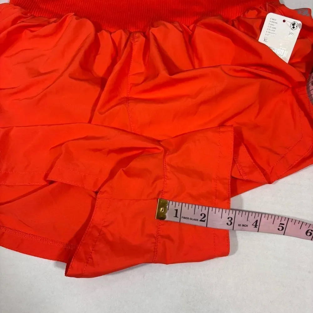FP Movement Women's Carpe Diem Shorts NEW with tags Size XL Flame OB1850917